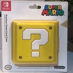 Mario Mystery Box Nintendo Switch Game Card case